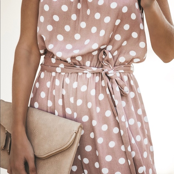 Pretty Little Polka Dot Jumpsuit Vici - Picture 5 of 8
